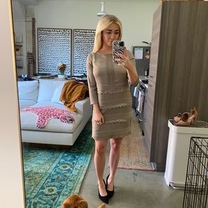 Ruffle Detail Shift Dress